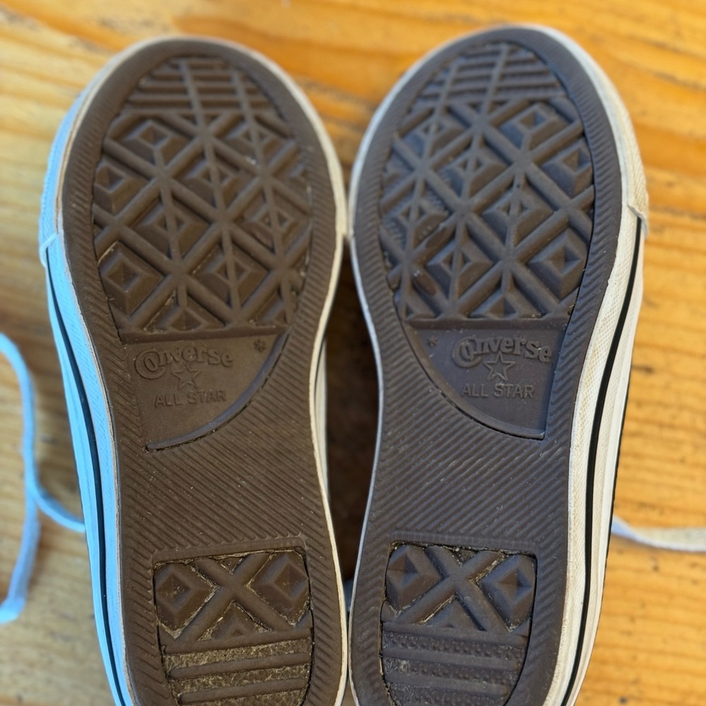 Converse Kids Shimmering Teal Sneakers - Picture 7 of 12